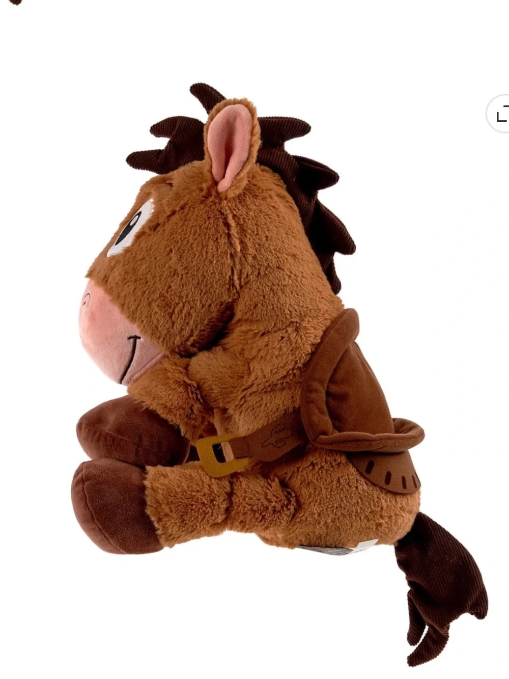 Disney Bullseye Plush Toy - Brown and Pink Accents